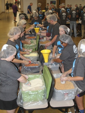 Centerpoint Knights tackle hunger