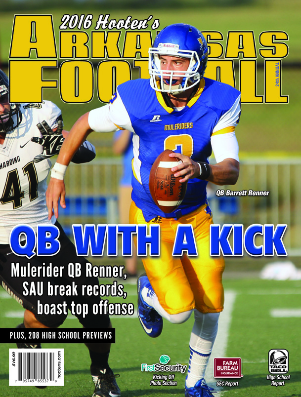 2016 Hooten's Arkansas Football (SAU cover)