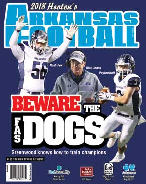 2018 Hooten's Arkansas Football (Greenwood cover)