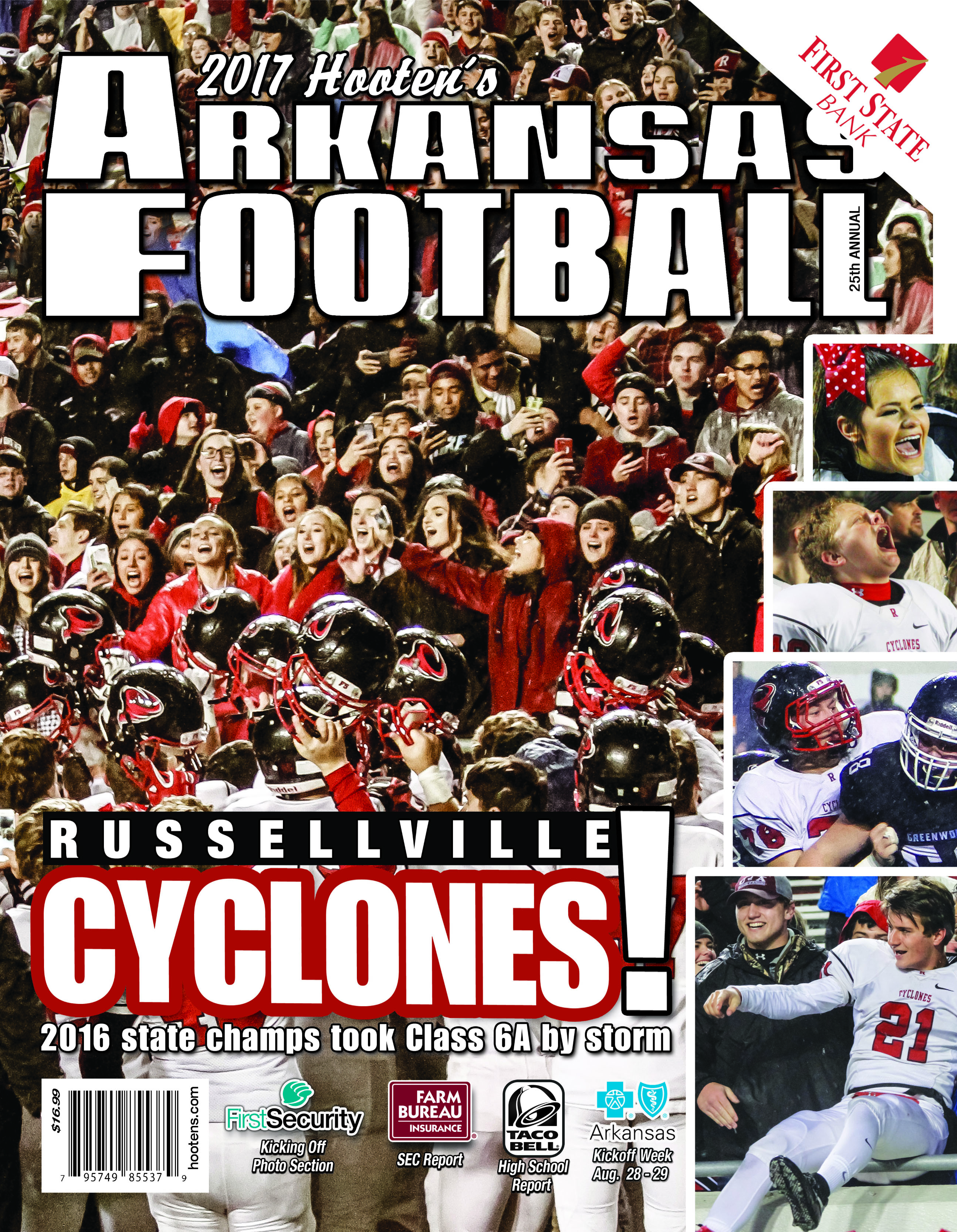 2017 Hooten's Arkansas Football (Russellville cover)