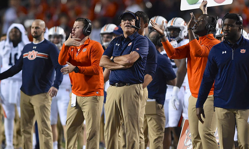 HOGS vs. Malzahn's No. 11 Auburn Tigers