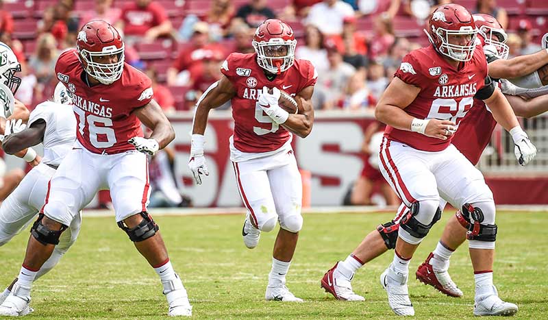 HOGS prep for MSU Air Raid