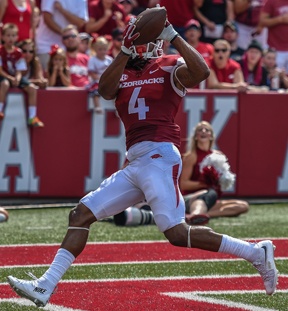 Hogs: Like his hair, Hatcher not staisfied with growth at receiver