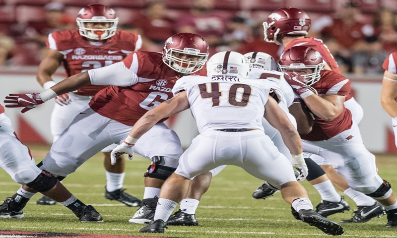 Hogs: O line better than 2nd half vs. A&M