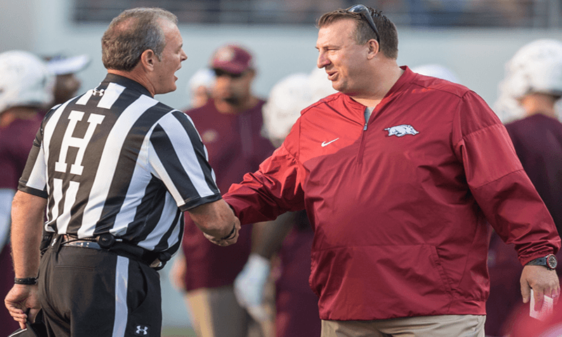 Hogs: Bielema aplogizes for ref smack; more notes