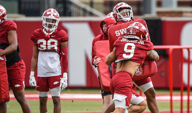 HOGS: Burks trims down; Notes