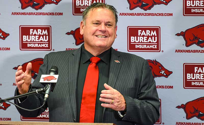 HOGS: New HC Sam Pittman 