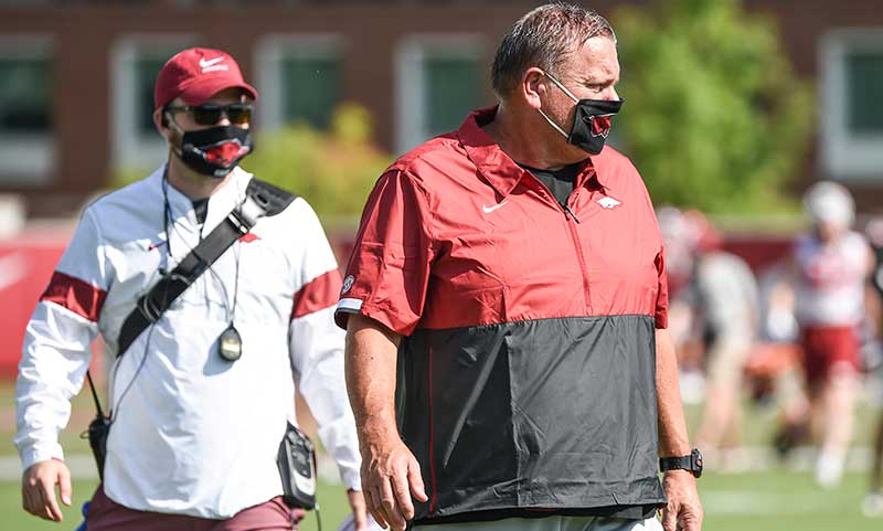 HOGS healthy; Pittman anxious