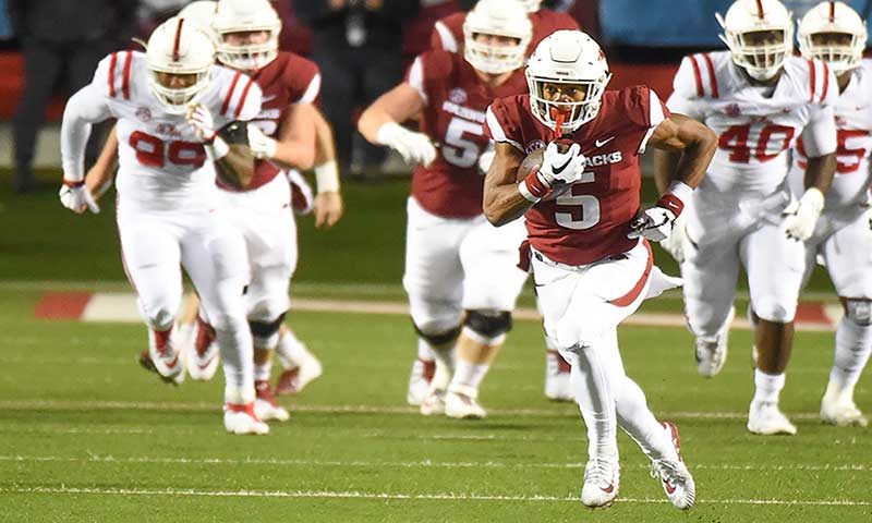 HOGS: RBs cut loose on leaky D