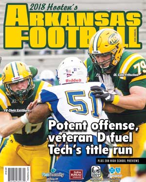 2018 Hooten's Arkansas Football (Arkansas Tech cover)