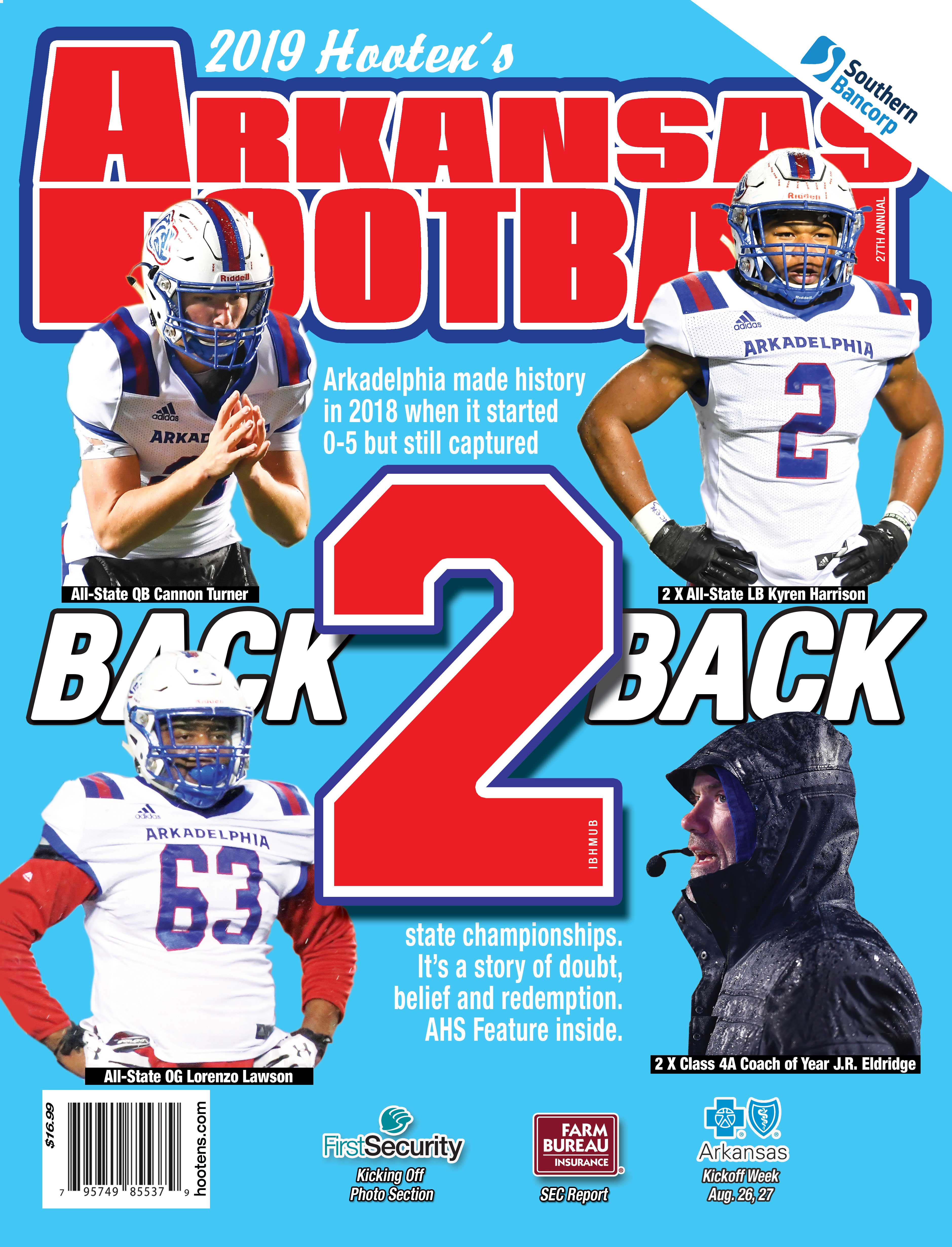 2019 Hooten's Arkansas Football (Arkadelphia cover)